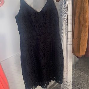black lace lulus dress